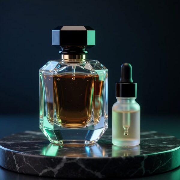 عطر فاخر مع سيروم العناية
